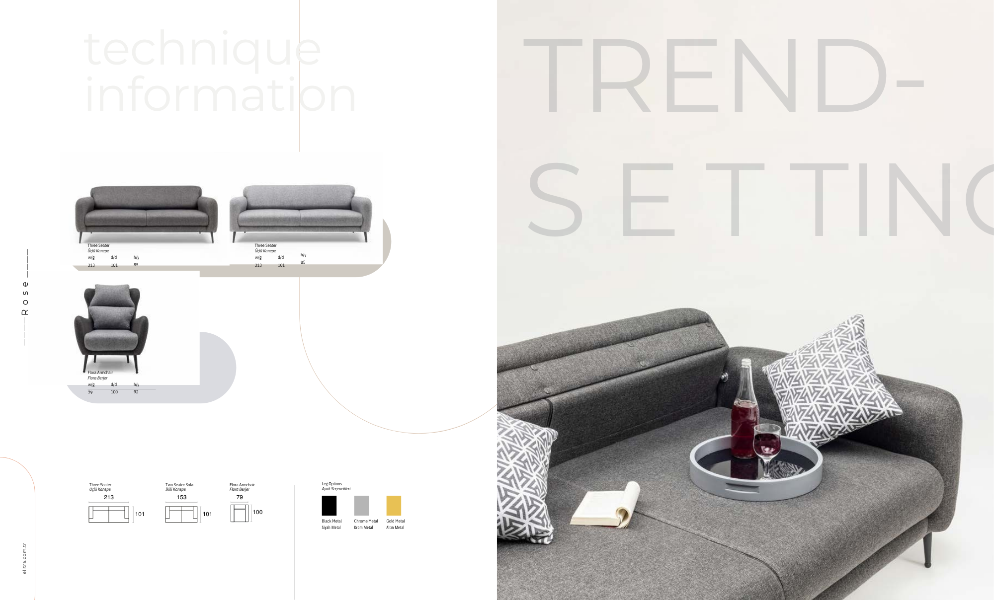 Rose Köşe Takımı - Görsel 5