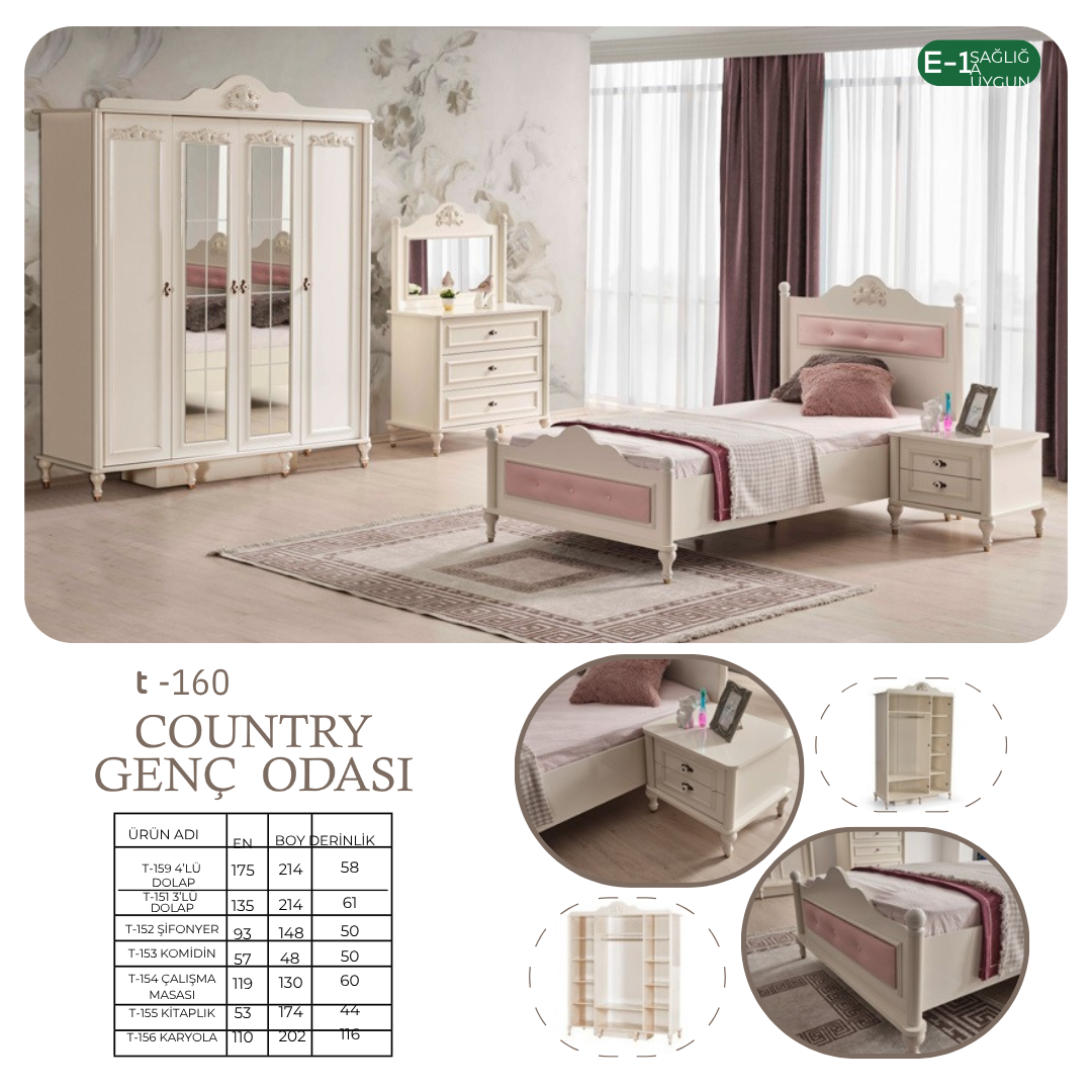 Country Genç Odası - Görsel 4